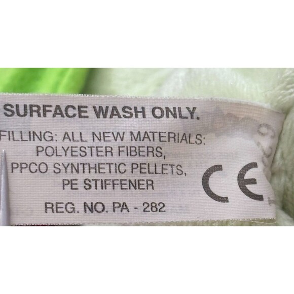 2005 Hasbro Chikorita Pokemon Miniplush 4.5" Cute Plush Nintendo Game Freak - Picture 9 of 9